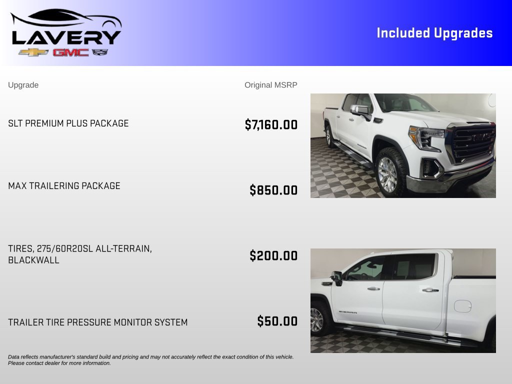 Used 2020 GMC Sierra 1500 SLT w/ SLT Premium Plus Package AWD/4WD image 7