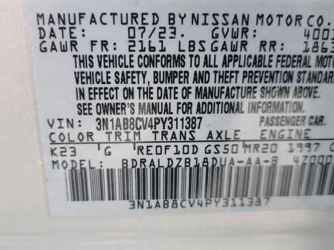 Certified 2023 Nissan Sentra SV image 32