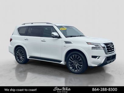 Used 2021 Nissan Armada Platinum w/ Captain's Chairs Package