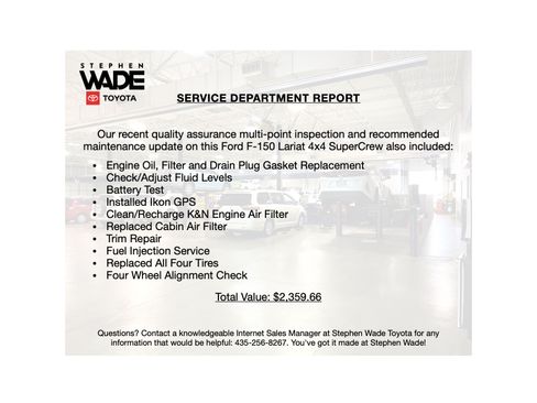 Used 2022 Ford F150 Lariat w/ Equipment Group 502A High AWD/4WD image 4