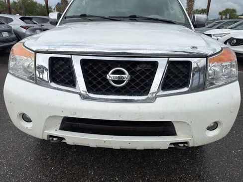 Used 2015 Nissan Armada Platinum w/ 2nd Row Captain Seat Package RWD image 14