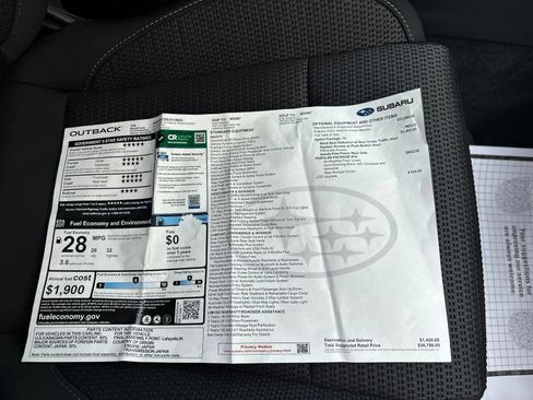Used 2025 Subaru Outback Premium w/ Popular Package #1A AWD/4WD image 41