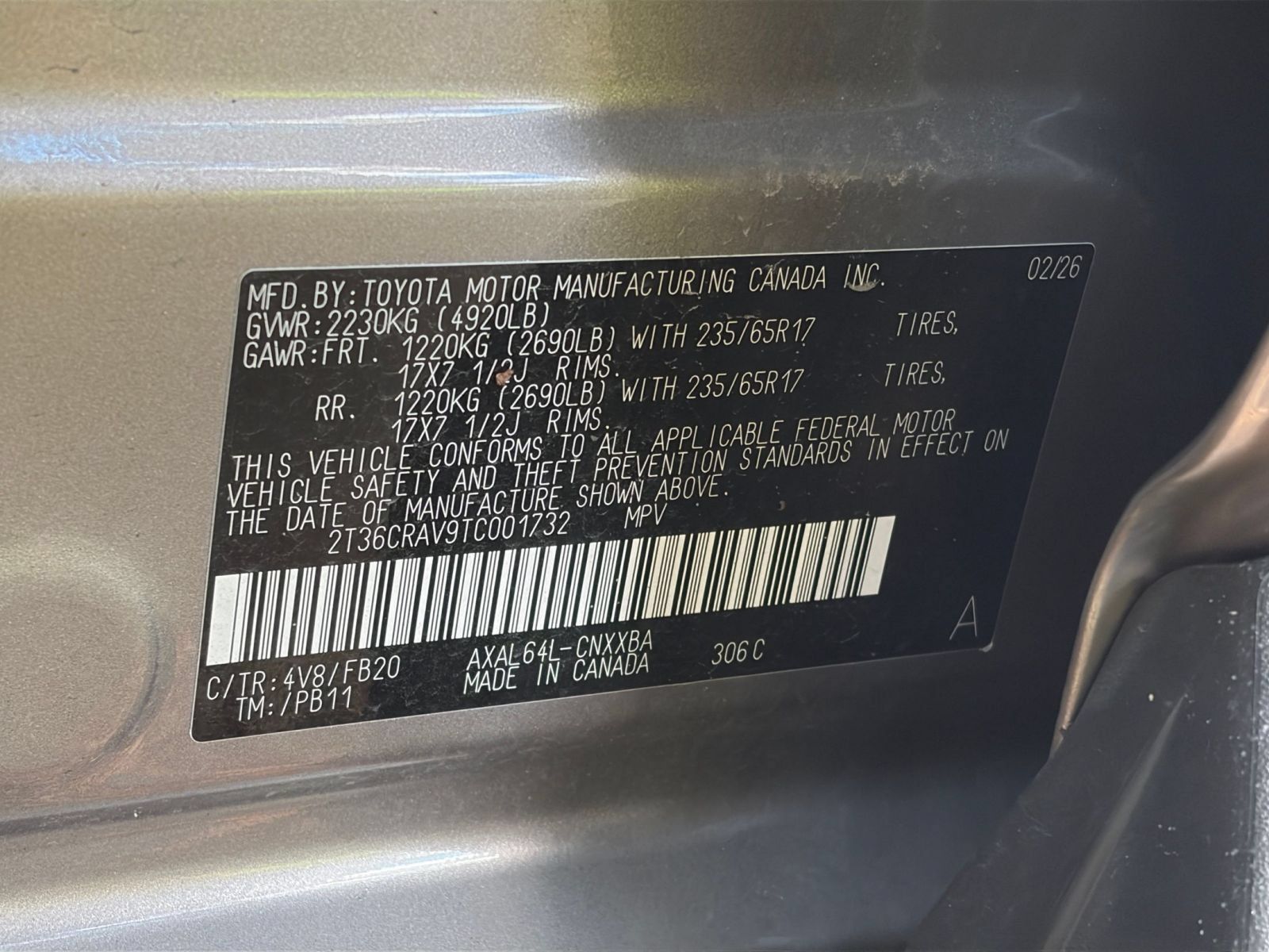 Used 2026 Toyota RAV4 LE AWD/4WD image 27