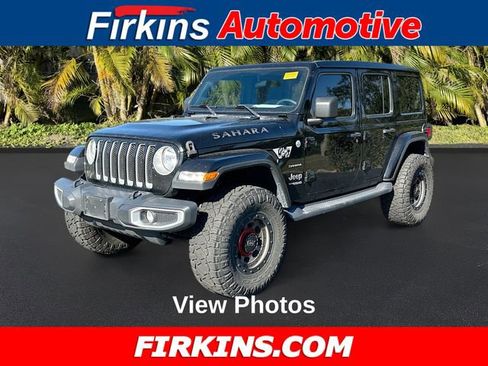 Used 2019 Jeep Wrangler Unlimited Sahara w/ Cold Weather Group image 1