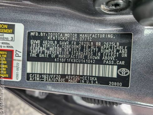 Used 2012 Toyota Camry SE w/ Convenience Pkg FWD image 23