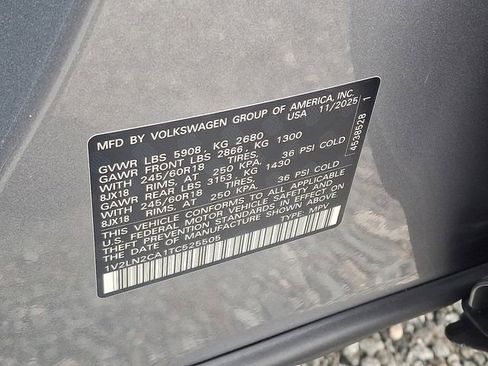 New 2026 Volkswagen Atlas SE image 15