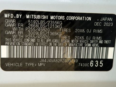 Used 2024 Mitsubishi Outlander SE image 30