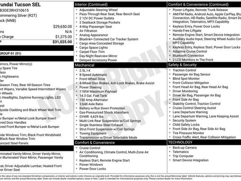 Certified 2024 Hyundai Tucson SEL image 50
