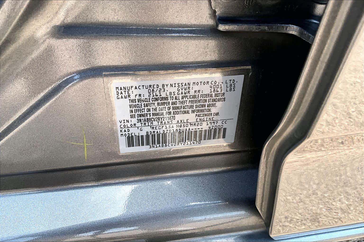 Used 2024 Nissan Sentra SV w/ All-Weather Package FWD image 34