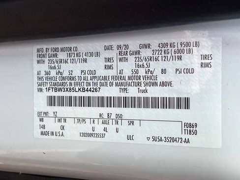 Used 2020 Ford Transit 350 148 High Roof Extended RWD image 14