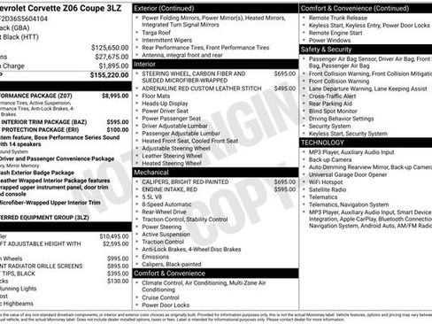 Used 2025 Chevrolet Corvette Z06 w/ Z07 Performance Package RWD image 23