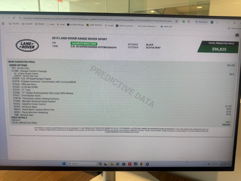 Used 2015 Land Rover Range Rover Sport Autobiography AWD/4WD image 40