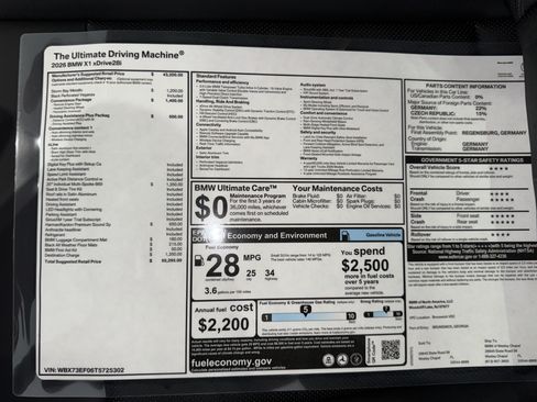 New 2026 BMW X1 xDrive28i w/ Convenience Package AWD/4WD image 26