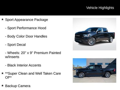 Used 2020 RAM 1500 Laramie w/ Sport Appearance Package image 16