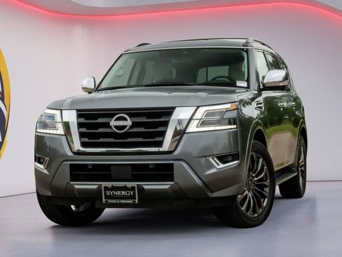 Used 2024 Nissan Armada Platinum w/ Captain's Chairs Package AWD/4WD image 2