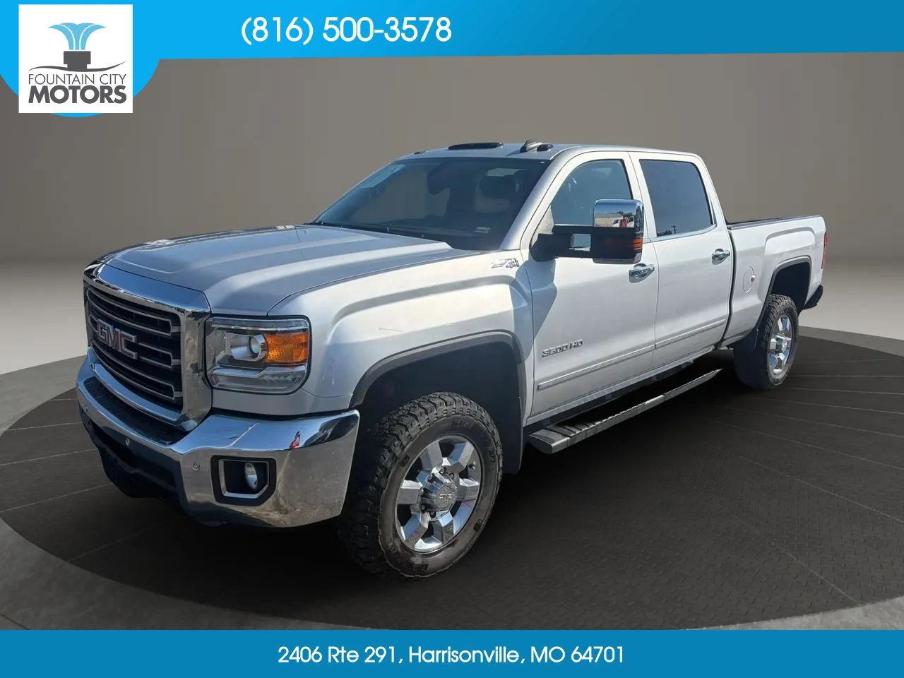 Used 2017 GMC Sierra 3500 SLT w/ Snow Plow Prep Package AWD/4WD image 1