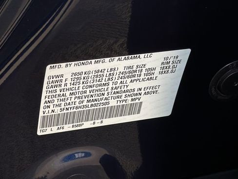 Used 2020 Honda Pilot EX image 35