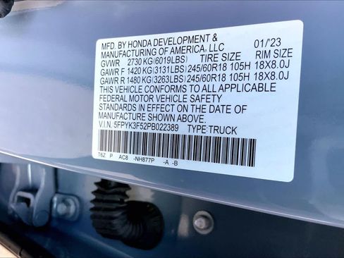 Used 2023 Honda Ridgeline RTL image 34