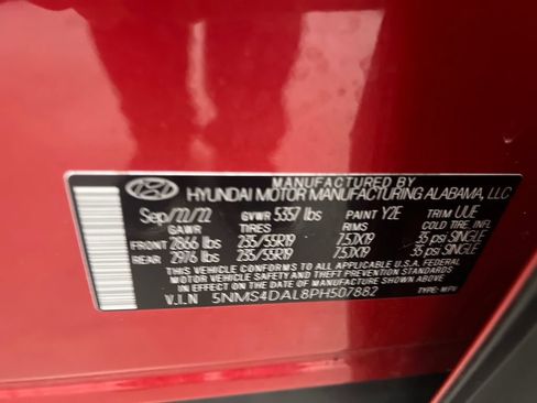 Used 2023 Hyundai Santa Fe Limited w/ Cargo Package AWD/4WD image 33