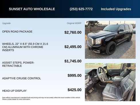 Used 2016 GMC Yukon Denali w/ Open Road Package AWD/4WD image 7