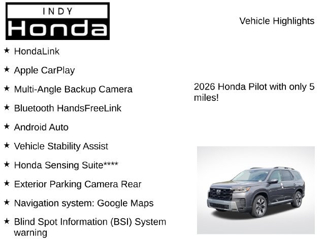 New 2026 Honda Pilot Touring image 7