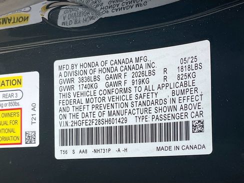 Used 2025 Honda Civic LX image 28