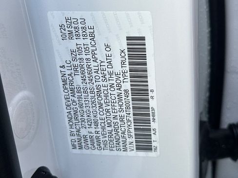 New 2026 Honda Ridgeline TrailSport+ image 36