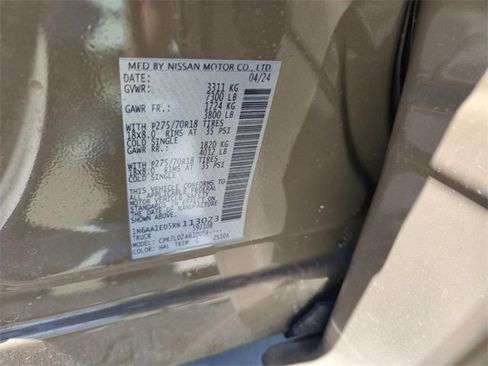 Used 2024 Nissan Titan PRO-4X w/ Pro-4x Utility Package image 24