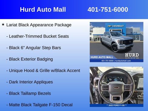 Used 2022 Ford F150 Lariat w/ Equipment Group 502A High image 6