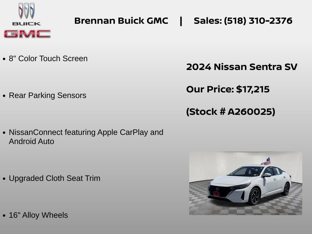 Used 2024 Nissan Sentra SV FWD image 12