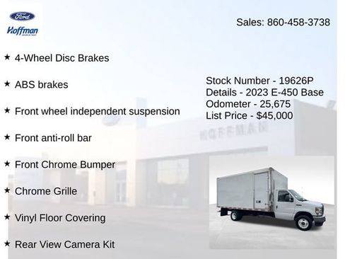 Used 2023 Ford E-450 and Econoline 450 Super Duty w/ Power Windows & Locks Group RWD image 15