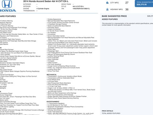 Used 2014 Honda Accord EX-L image 5