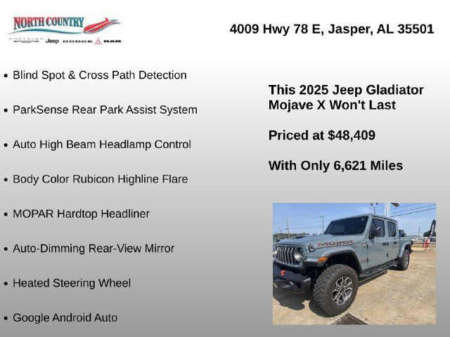 Used 2025 Jeep Gladiator Mojave AWD/4WD image 33
