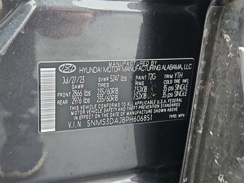 Certified 2023 Hyundai Santa Fe SEL w/ Premium Package image 32