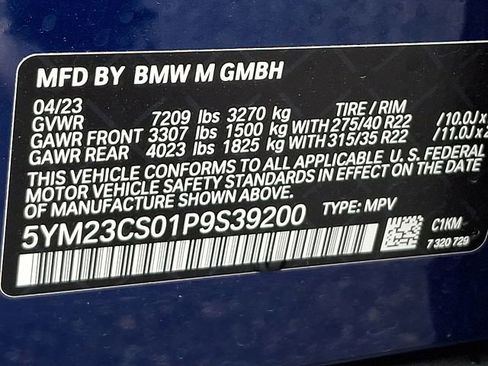Used 2023 BMW XM w/ M Driver's Package image 27