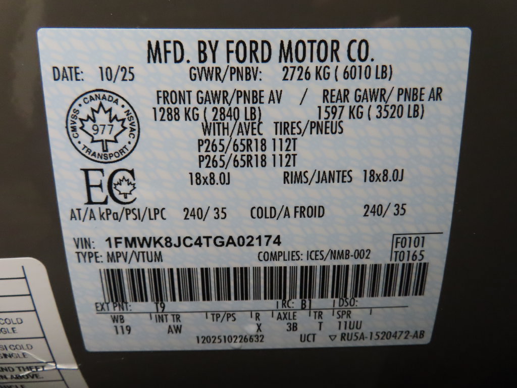 Used 2026 Ford Explorer Tremor w/ Tremor Ultimate Package AWD/4WD image 80