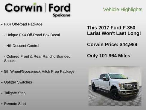 Used 2017 Ford F350 Lariat image 6