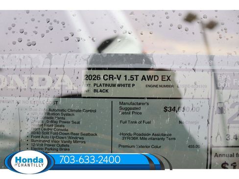 New 2026 Honda CR-V EX image 30