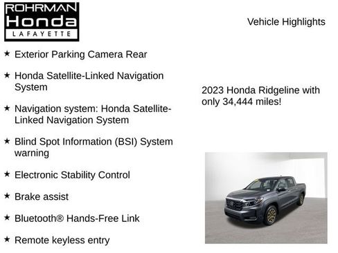 Used 2023 Honda Ridgeline RTL-E image 7