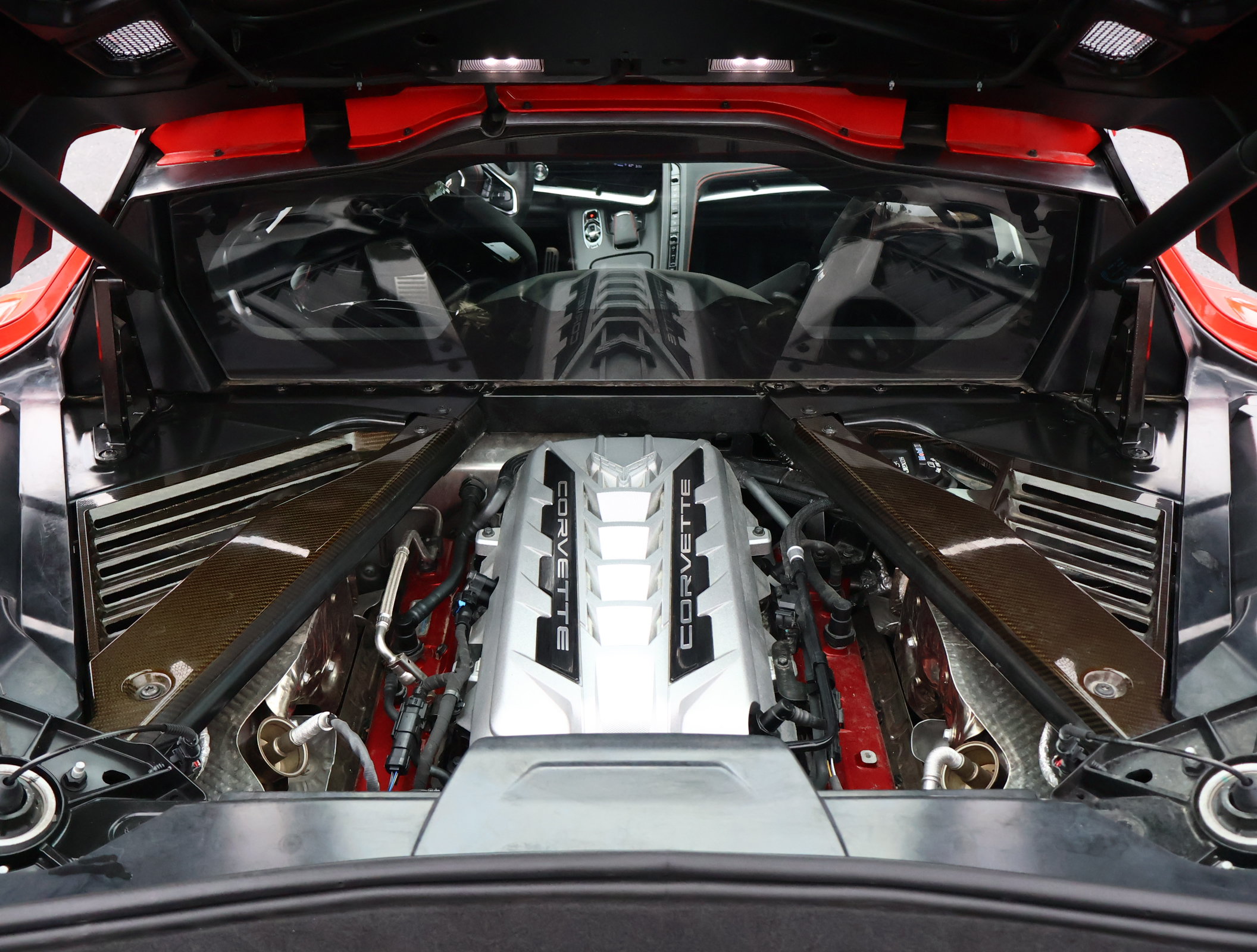 Used 2021 Chevrolet Corvette Stingray Premium Cpe w/ Engine Appearance Package RWD image 26
