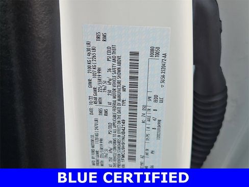 Certified 2022 Ford Escape SEL w/ SEL Stealth AWD Package image 37