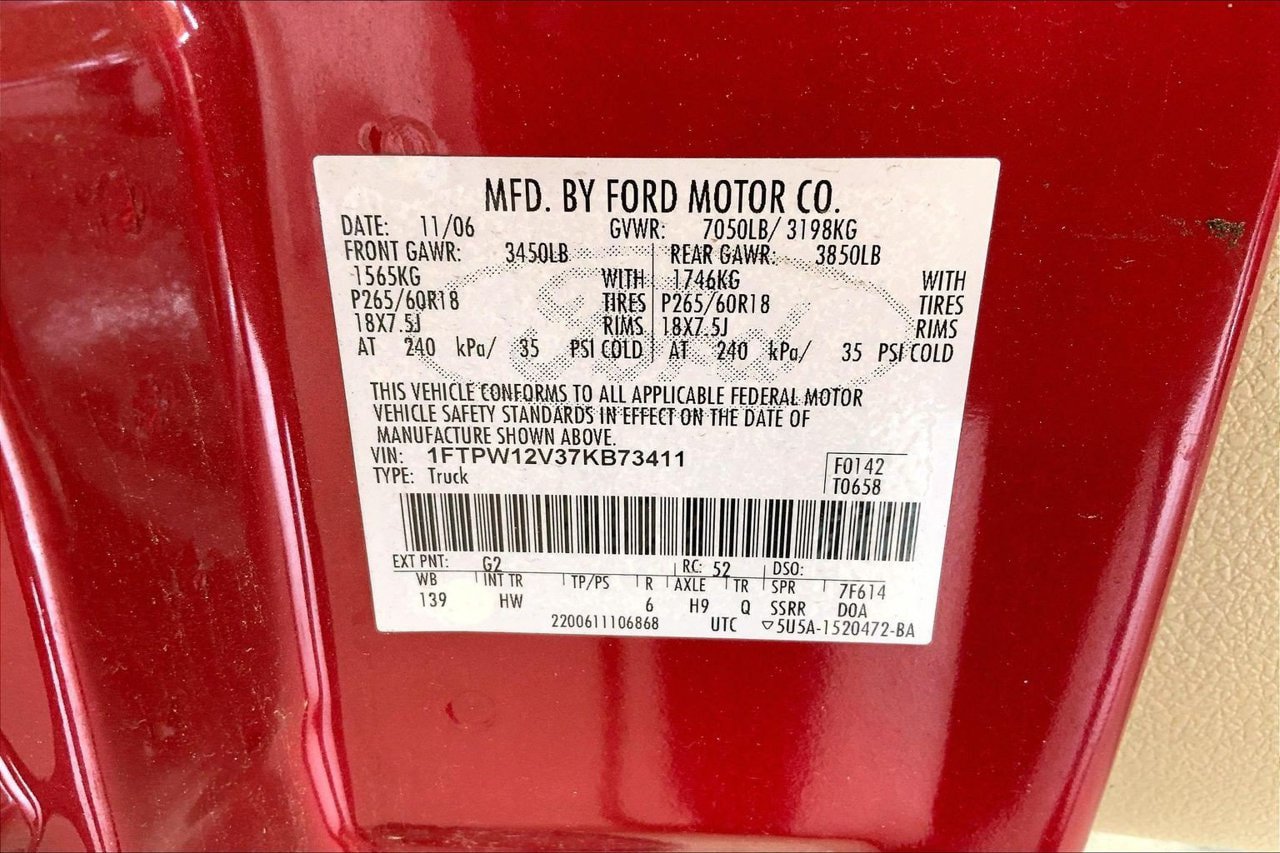 Used 2007 Ford F150 Lariat RWD image 8