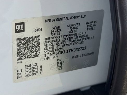 New 2026 Chevrolet Suburban High Country w/ Sun And Tow Package AWD/4WD image 30