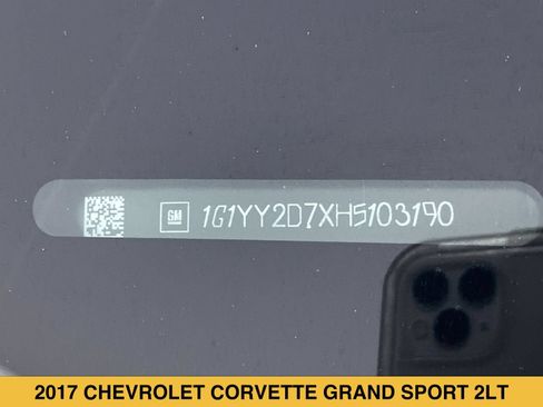 Certified 2017 Chevrolet Corvette Grand Sport RWD image 15