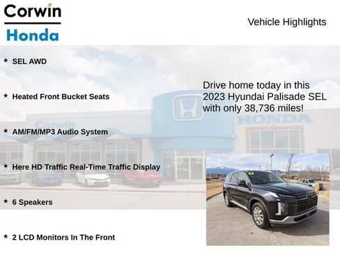 Used 2023 Hyundai Palisade SEL image 6