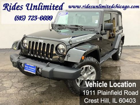 Used 2015 Jeep Wrangler Unlimited Rubicon w/ Dual Top Group AWD/4WD image 2