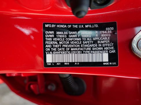 Used 2020 Honda Civic Type R image 63