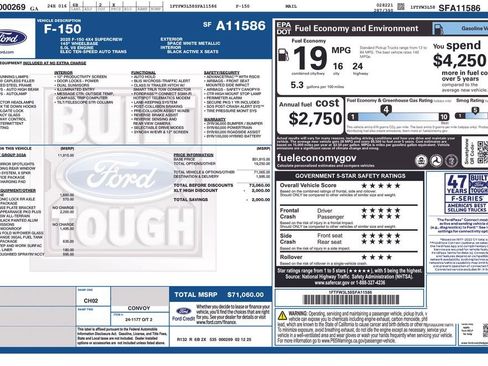 Used 2025 Ford F150 XLT w/ Equipment Group 303A High AWD/4WD image 5