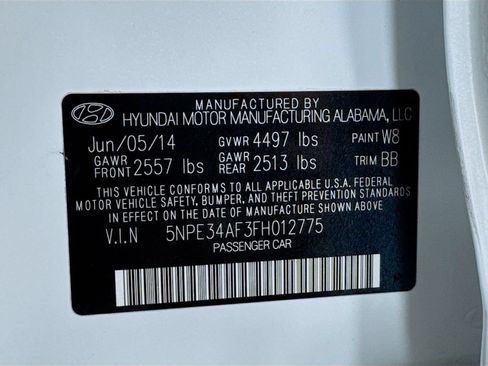 Used 2015 Hyundai Sonata Limited w/ Option Group 05 FWD image 34