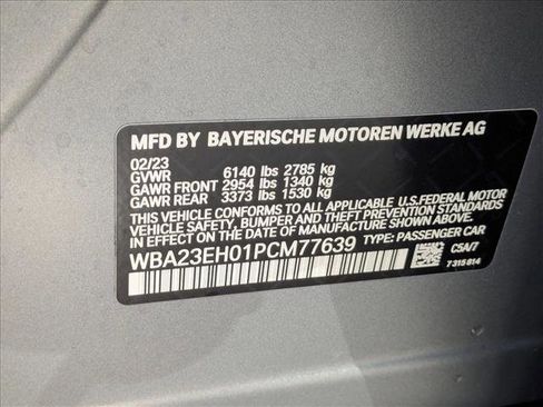Certified 2023 BMW 740i w/ Parking Assistance Package RWD image 24